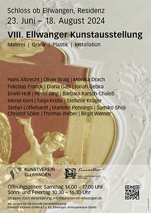 Plakat VIII. Ellwanger Kunstausstellung 