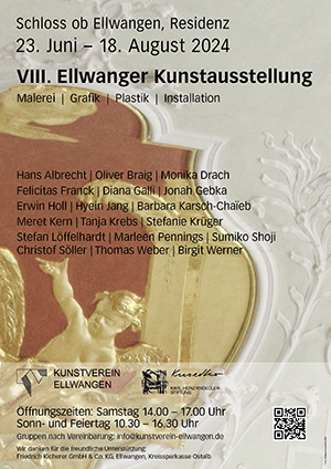 Plakat VIII. Ellwanger Kunstausstellung